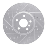 R1 Concepts 15-19 Mini Cooper Clubman Front Left Drilled & Slotted Silver Brake Rotor by R1 Concepts RNC-631-32019L