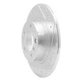 Dynamic Friction 2015-2026 BMW X1 (USA/Canada) Front Right Drilled & Slotted Silver Brake Rotor by Dynamic Friction Company 631-32020R