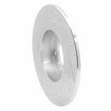 Dynamic Friction 2015-2026 BMW X1 (USA/Canada) Front Right Drilled & Slotted Silver Brake Rotor by Dynamic Friction Company 631-32020R