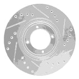 R1 Concepts 1983-1989 Isuzu Impulse Front Right Drilled & Slotted Silver Brake Rotor by R1 Concepts 631-37001R