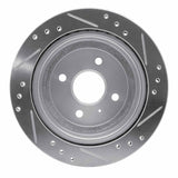 R1 Concepts 1983-1989 Isuzu Impulse Rear Left Drilled & Slotted Silver Brake Rotor by R1 Concepts 631-37002L
