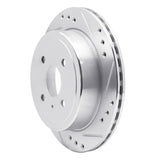 R1 Concepts 1983-1989 Isuzu Impulse Rear Right Drilled & Slotted Silver Brake Rotor by R1 Concepts 631-37002R