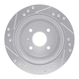 R1 Concepts 1983-1989 Isuzu Impulse Rear Right Drilled & Slotted Silver Brake Rotor by R1 Concepts 631-37002R