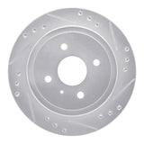 R1 Concepts 1983-1989 Isuzu Impulse Rear Right Drilled & Slotted Silver Brake Rotor by R1 Concepts 631-37002R