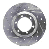 R1 Concepts 1978-1983 Chevrolet LUV Front Left Drilled & Slotted Silver Brake Rotor by R1 Concepts 631-37004L