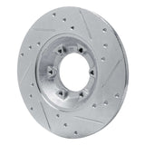 R1 Concepts 1978-1983 Chevrolet LUV Front Left Drilled & Slotted Silver Brake Rotor by R1 Concepts 631-37004L