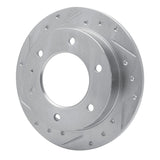 R1 Concepts 1988-1995 Isuzu Trooper Rear Left Drilled & Slotted Silver Brake Rotor by R1 Concepts 631-37005L