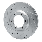R1 Concepts 1984-1987 Isuzu Trooper Front Left Drilled & Slotted Silver Brake Rotor by R1 Concepts 631-37006L