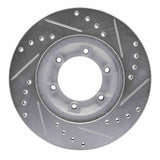 R1 Concepts 1984-1987 Isuzu Trooper Front Left Drilled & Slotted Silver Brake Rotor by R1 Concepts 631-37006L