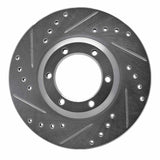 R1 Concepts 1984-1987 Isuzu Trooper Front Left Drilled & Slotted Silver Brake Rotor by R1 Concepts 631-37006L