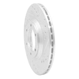 R1 Concepts 1984-1987 Isuzu Trooper Front Right Drilled & Slotted Silver Brake Rotor by R1 Concepts 631-37006R