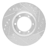 R1 Concepts 1984-1987 Isuzu Trooper Front Right Drilled & Slotted Silver Brake Rotor by R1 Concepts 631-37006R