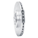 R1 Concepts 1986-2006 Chevrolet LUV Pickup (Mexico) Front Left Drilled & Slotted Silver Brake Rotor by R1 Concepts 631-37007L