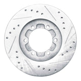 R1 Concepts 1986-2006 Chevrolet LUV Pickup (Mexico) Front Left Drilled & Slotted Silver Brake Rotor by R1 Concepts 631-37007L