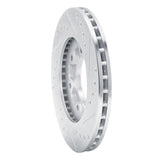R1 Concepts 1986-2006 Chevrolet LUV Pickup (Mexico) Front Left Drilled & Slotted Silver Brake Rotor by R1 Concepts 631-37007L
