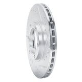 R1 Concepts 1986-2006 Chevrolet LUV Pickup (Mexico) Front Right Drilled & Slotted Silver Brake Rotor by R1 Concepts 631-37007R