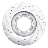 R1 Concepts 1986-2006 Chevrolet LUV Pickup (Mexico) Front Right Drilled & Slotted Silver Brake Rotor by R1 Concepts 631-37007R