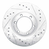 R1 Concepts 1986-2006 Chevrolet LUV Pickup (Mexico) Front Right Drilled & Slotted Silver Brake Rotor by R1 Concepts 631-37007R