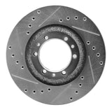 R1 Concepts 1992-2002 Acura SLX Front Left Drilled & Slotted Silver Brake Rotor by R1 Concepts 631-37008L