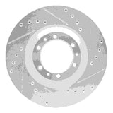 R1 Concepts 1992-2002 Acura SLX Front Right Drilled & Slotted Silver Brake Rotor by R1 Concepts 631-37008R