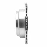 R1 Concepts 1992-2004 Acura SLX Rear Left Drilled & Slotted Silver Brake Rotor by R1 Concepts 631-37009L