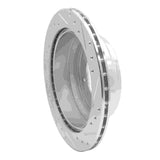 R1 Concepts 1992-2004 Acura SLX Rear Left Drilled & Slotted Silver Brake Rotor by R1 Concepts 631-37009L
