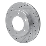 R1 Concepts 2001-2004 Honda Passport Front Left Drilled & Slotted Silver Brake Rotor by R1 Concepts 631-37010L
