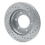 R1 Concepts 2001-2004 Honda Passport Front Left Drilled & Slotted Silver Brake Rotor by R1 Concepts 631-37010L