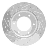 R1 Concepts 2001-2004 Honda Passport Front Right Drilled & Slotted Silver Brake Rotor by R1 Concepts 631-37010R