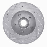 R1 Concepts 1973-1989 Chrysler Town & Country Front Left Drilled & Slotted Silver Brake Rotor by R1 Concepts 631-39000L