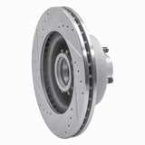 R1 Concepts 1973-1989 Chrysler LeBaron Front Right Drilled & Slotted Silver Brake Rotor by R1 Concepts 631-39000R