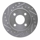 R1 Concepts 1981-1987 Chrysler LeBaron Front Left Drilled & Slotted Silver Brake Rotor by R1 Concepts 631-39001L