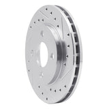 R1 Concepts 1981-1987 Chrysler Town & Country Front Right Drilled & Slotted Silver Brake Rotor by R1 Concepts 631-39001R