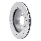 R1 Concepts 1981-1987 Chrysler Town & Country Front Right Drilled & Slotted Silver Brake Rotor by R1 Concepts 631-39001R