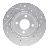 R1 Concepts 1983-1988 Chrysler E Class Front Left Drilled & Slotted Silver Brake Rotor by R1 Concepts 631-39002L