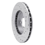 R1 Concepts 1983-1988 Chrysler E Class Front Left Drilled & Slotted Silver Brake Rotor by R1 Concepts 631-39002L