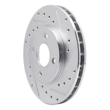 R1 Concepts 1983-1988 Chrysler Executive Limousine Front Right Drilled & Slotted Silver Brake Rotor by R1 Concepts 631-39002R