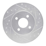 R1 Concepts 1983-1988 Chrysler Executive Limousine Front Right Drilled & Slotted Silver Brake Rotor by R1 Concepts 631-39002R