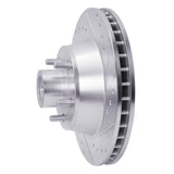R1 Concepts 1969-1973 Chrysler 300 Front Right Drilled & Slotted Silver Brake Rotor by R1 Concepts 631-39003R