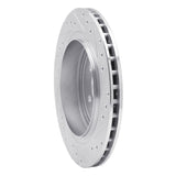 R1 Concepts 1989-1995 Chrysler Daytona Rear Left Drilled & Slotted Silver Brake Rotor by R1 Concepts 631-39007L