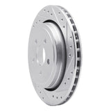 R1 Concepts 1989-1995 Chrysler LeBaron Rear Right Drilled & Slotted Silver Brake Rotor by R1 Concepts 631-39007R