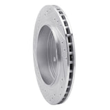 R1 Concepts 1989-1995 Chrysler LeBaron Rear Right Drilled & Slotted Silver Brake Rotor by R1 Concepts 631-39007R