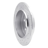 R1 Concepts 1995-2003 Chrysler PT Cruiser Rear Right Drilled & Slotted Silver Brake Rotor by R1 Concepts 631-39008R