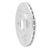 R1 Concepts 1995-2000 Chrysler Cirrus Front Right Drilled & Slotted Silver Brake Rotor by R1 Concepts 631-39009R