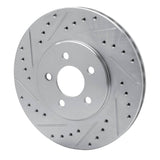 R1 Concepts 1995-2006 Chrysler Sebring Front Left Drilled & Slotted Silver Brake Rotor by R1 Concepts 631-39010L