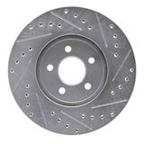R1 Concepts 1995-2006 Chrysler Sebring Front Left Drilled & Slotted Silver Brake Rotor by R1 Concepts 631-39010L