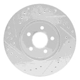 R1 Concepts 1995-2006 Chrysler Cirrus Front Right Drilled & Slotted Silver Brake Rotor by R1 Concepts 631-39010R