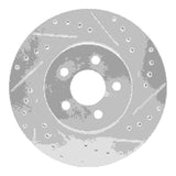 R1 Concepts 1995-2006 Chrysler Cirrus Front Right Drilled & Slotted Silver Brake Rotor by R1 Concepts 631-39010R