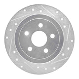R1 Concepts 1995-2007 Chrysler Cirrus Rear Right Drilled & Slotted Silver Brake Rotor by R1 Concepts 631-39011R