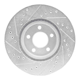 R1 Concepts 2001-2010 Chrysler PT Cruiser Front Right Drilled & Slotted Silver Brake Rotor by R1 Concepts 631-39012R